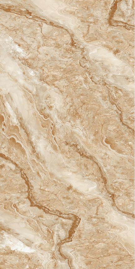 China Manufacturer Full Polished Glazed Floor Wall Tiles High Glossy Surface with Golden Sand Golden Line Silver Sand Silver Line