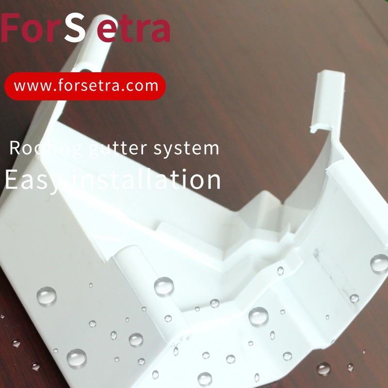 White Gray Brown PVC Rain Gutter Chain Roof Drainage System of Superior Quality