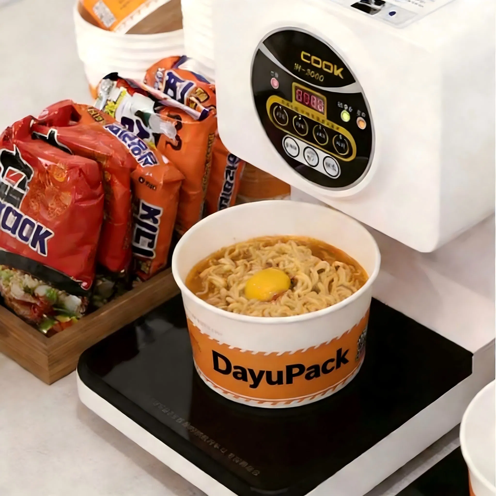 Ramen Machines' Induction Pot Paper Containers Perfect for Noodle Cooker