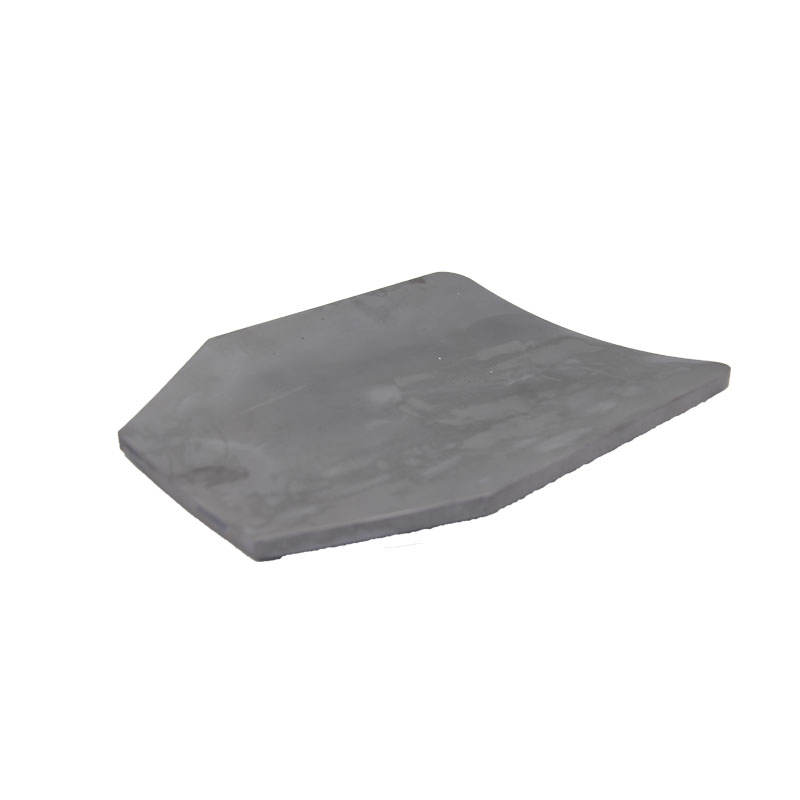 Single-Curved Lightweight Sintered Silicon Carbide (SIC) Ceramic Plate 217*220*4.2mm for Body Armour Plate