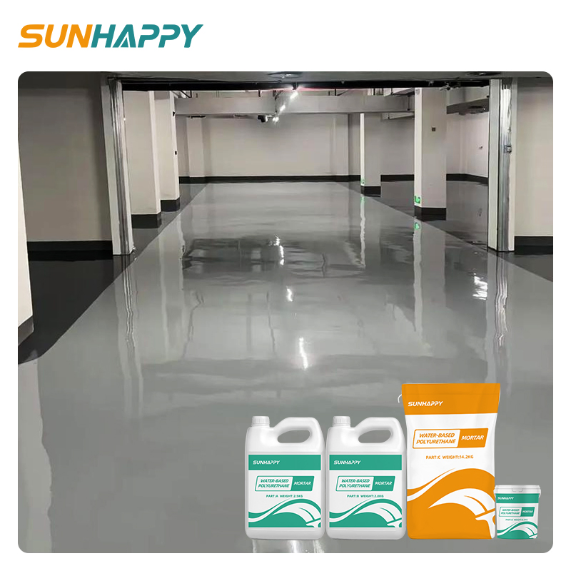 High Quality PU Mortar Rapid Curing Self-Leveling Concrete Floor Coating Water-Based Polyurethane Mortar