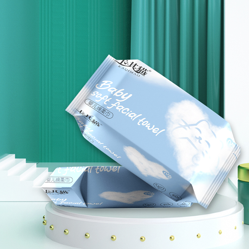 Soft Non-Woven Skin Care Cleaning Facial Disposable Face Tissue