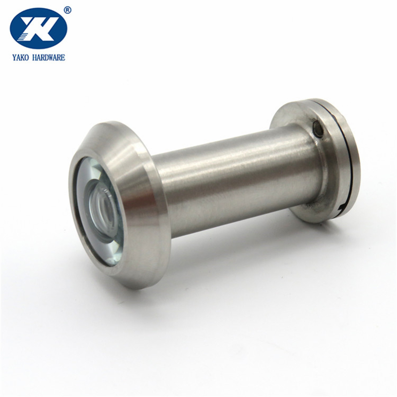 200° Wide-Angle Peephole with Glass Lens