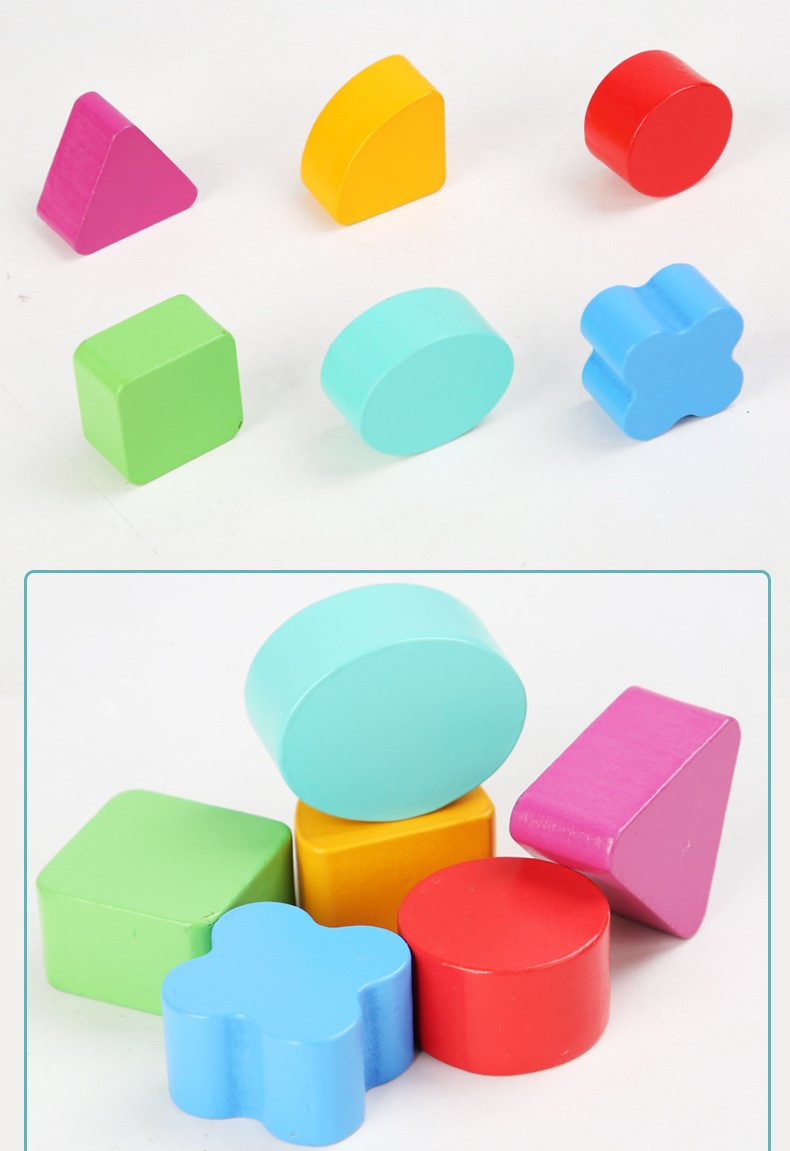 Pull Along Multifunctional Wooden Stollers Elephant Walkers with Blocks for Toddler Toys