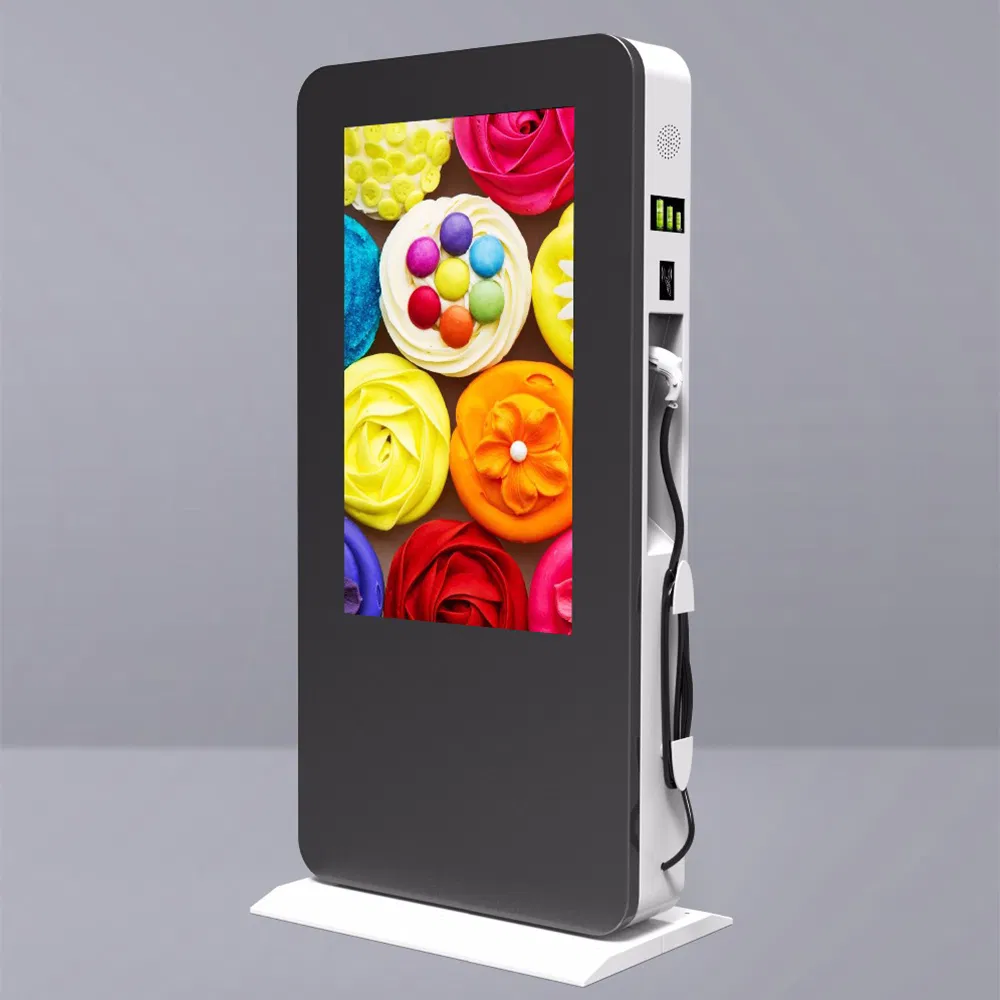 Яркий уличный LCD-дисплей для цифровой рекламы