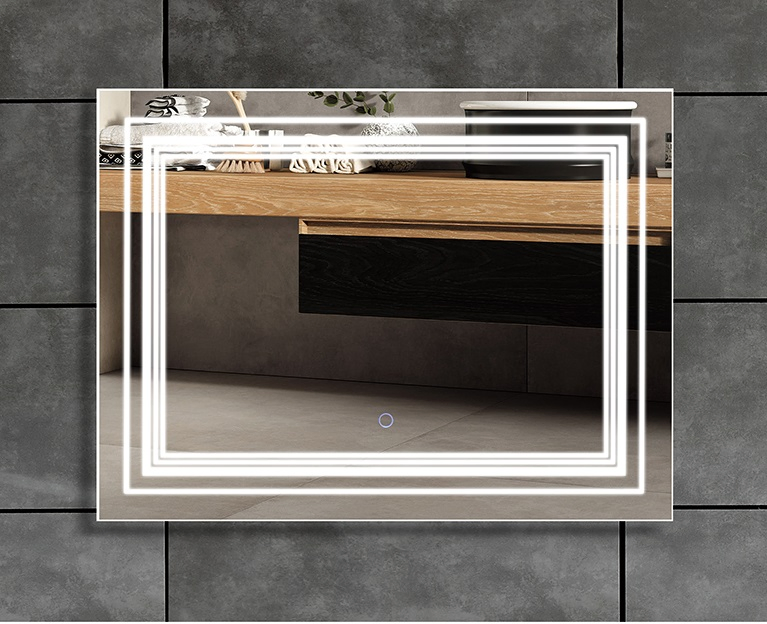 Modern Design Wall Mounted CE Approved Best Bathroom Mirrors with Lights