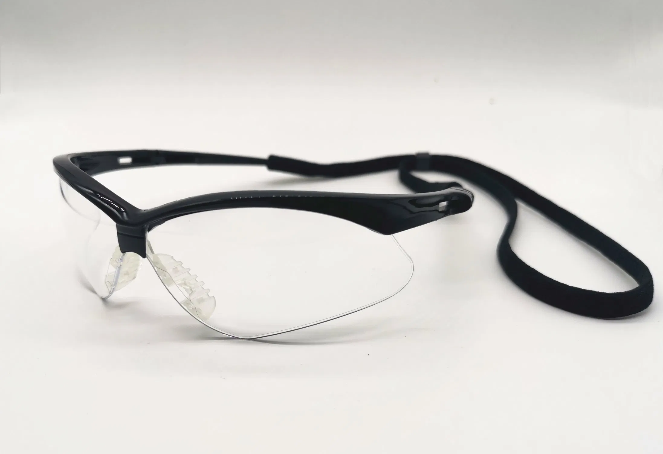 Safetree ANSI Z87.1 & CE En166 New Model Safety Spectacles with Cord Safety Glasses with Cord Safety Eyewear