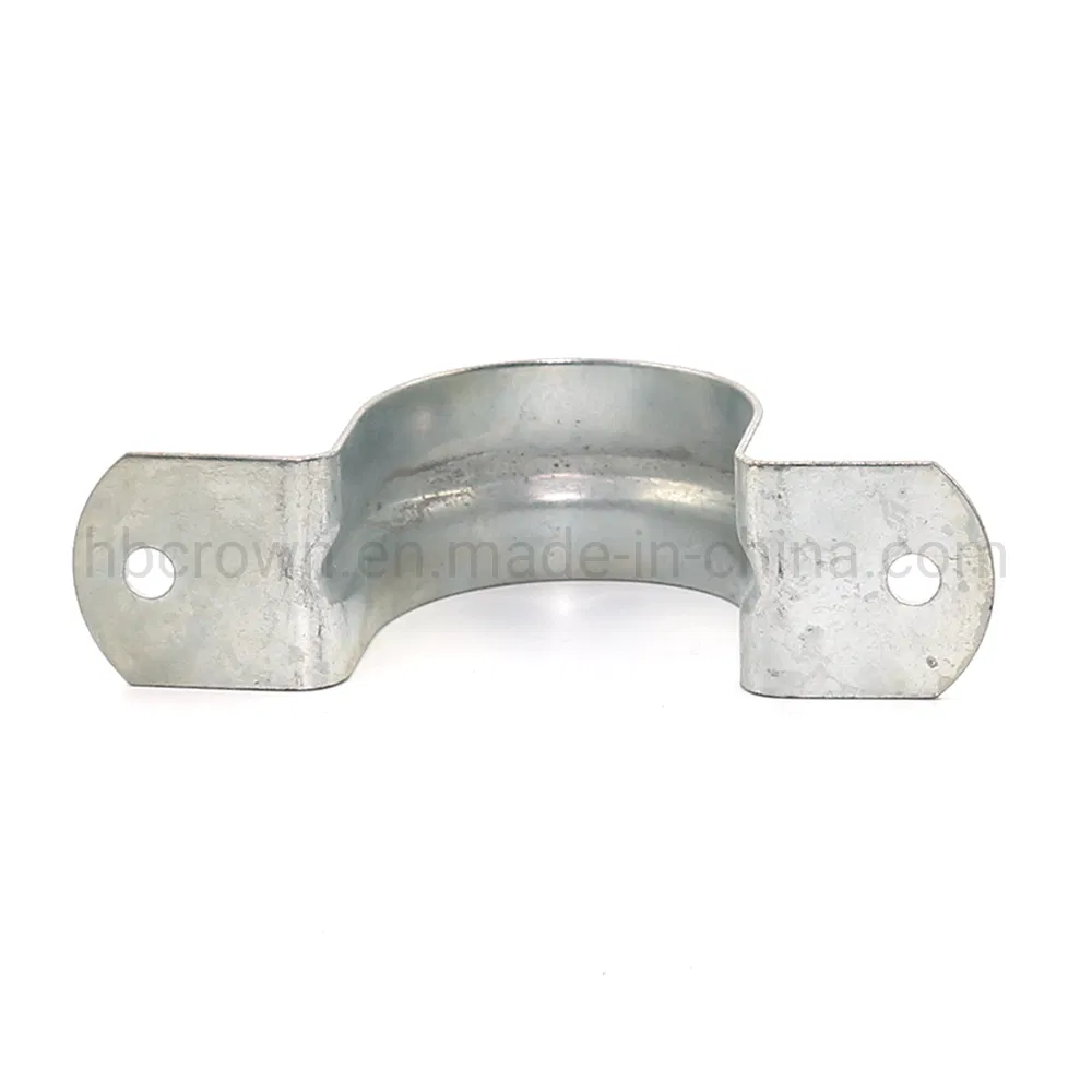 Two Holes Strap CPVC Pipe Stainless Steel Tube Saddle Water Wall Mount Pipe Clamp