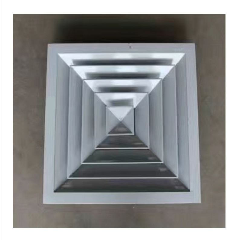 Adjustable Ventilation Aluminium Air Conditioning System Modern Design Plantation Shutter Air Outlet Withfixed Louver