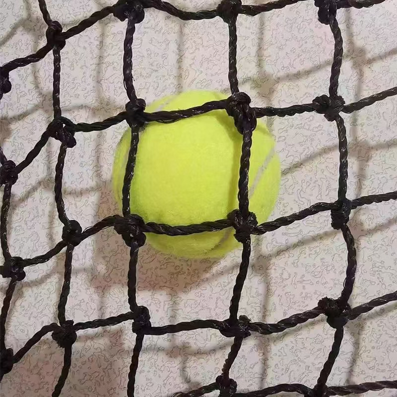 40 mm Mesh PE Knotted Sports Field Barrier Netting for Tennis Court