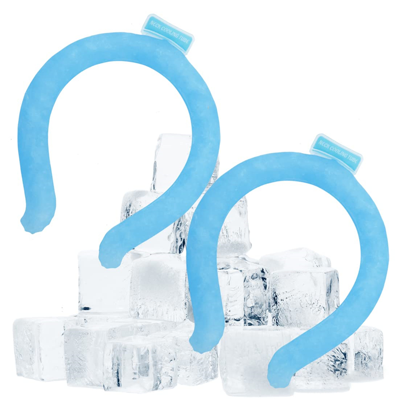 Wholesale Cooling Neck Tube Portable PCM Neck Ice Ring Cooling Tube Cooler Wrap