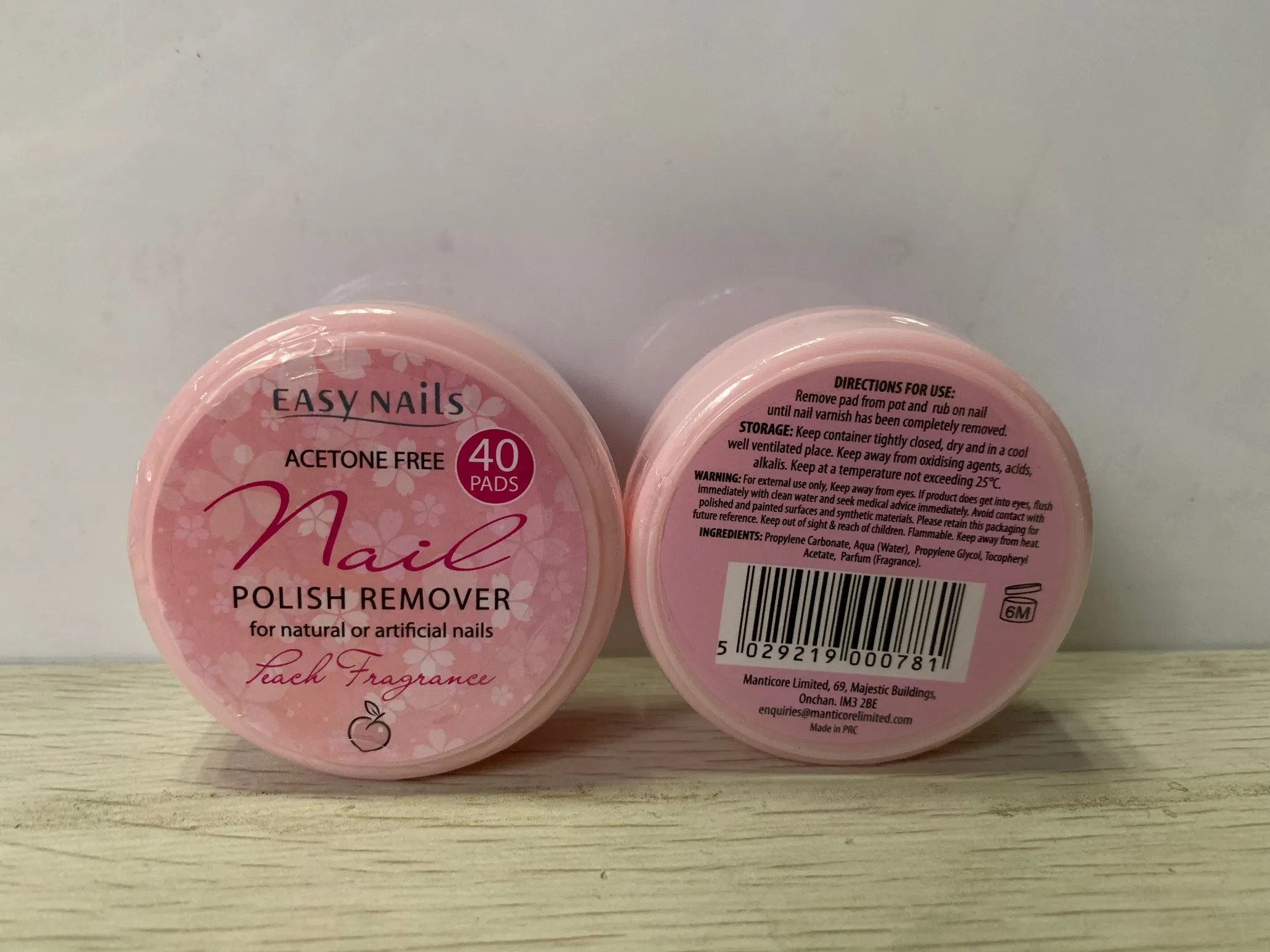 Disposable Organic Non Woven Round Box Package Nail Polish Remover, Low Price Disposable Organic Nail Polish Remover Pad