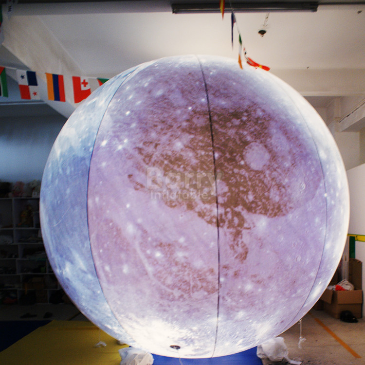 2025 Hot Sale Giant Inflatable Moon, LED Moon Inflatable for Advertising
