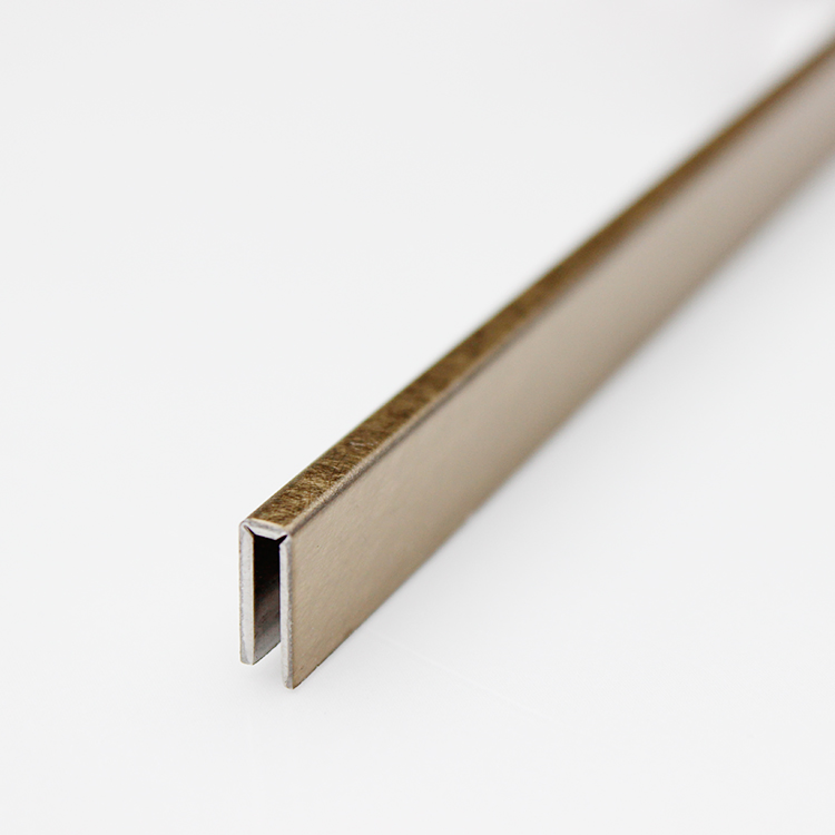 Stainless Steel Tile Trim U Shape 304 Grade Metal Tile Profile