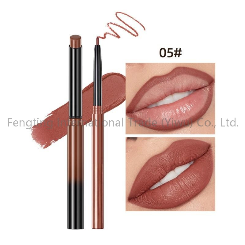 Matte Liquid Lipstick Makeup Set Matte Liquid Long-Lasting Wear Non-Stick Cup Not Fade Waterproof Nude Lip Liner Suit