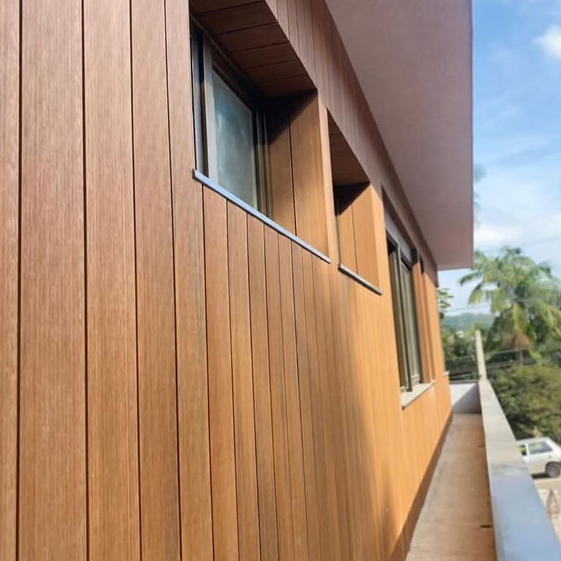 Customizable Colors Outdoor Building Material WPC Wall Panel Cladding