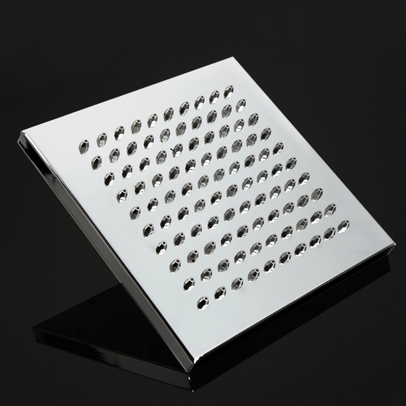 Newest 8 Inch 201 Saving Bathroom High Pressure Rainfall Shower Head Stainless Steel Rainshower Brass Shower Head