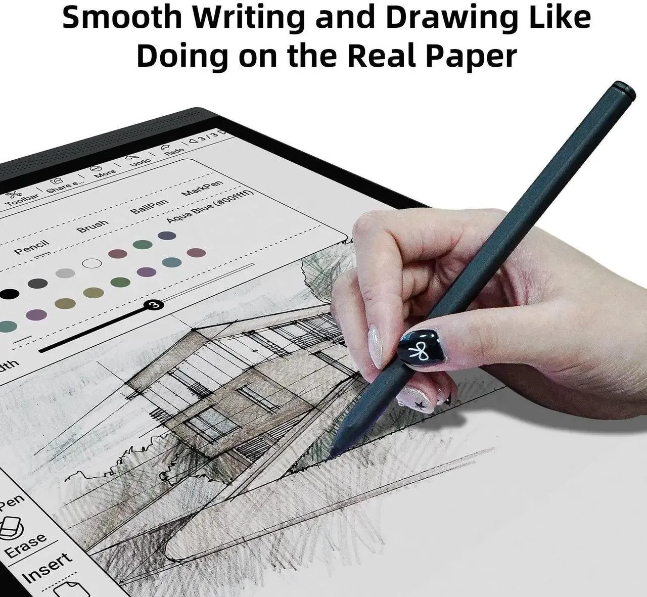 Black and White Color E-Ink Android Touch Ebook for Office