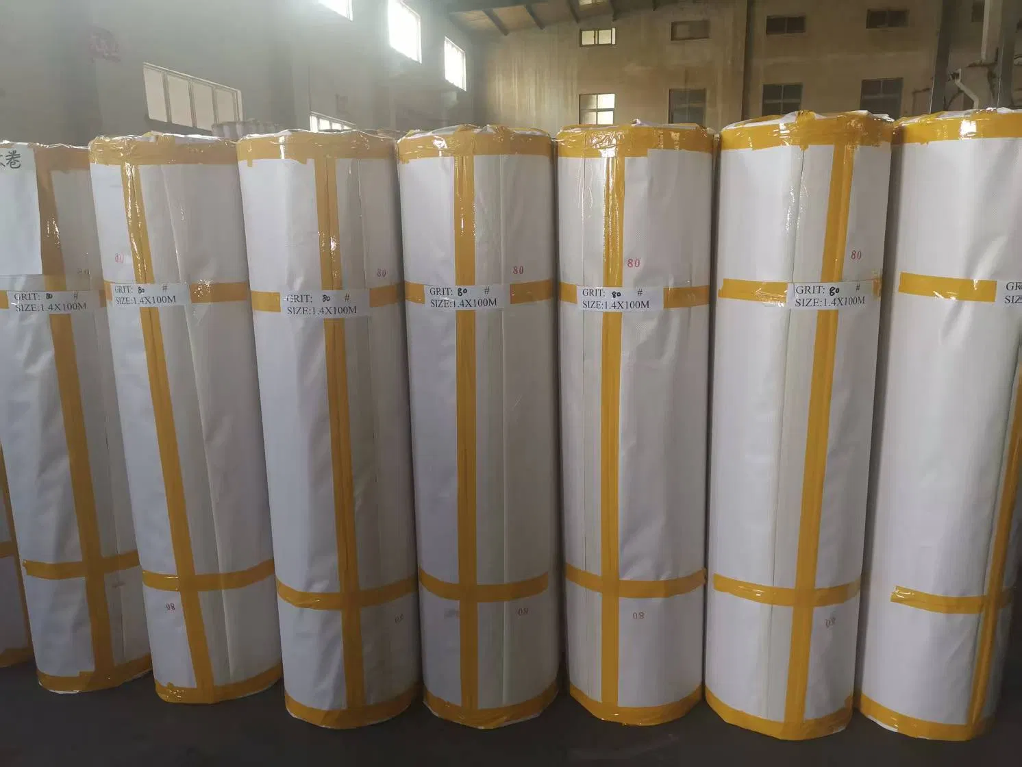 Абразивная тканевая шкурка в рулоне, гибкая