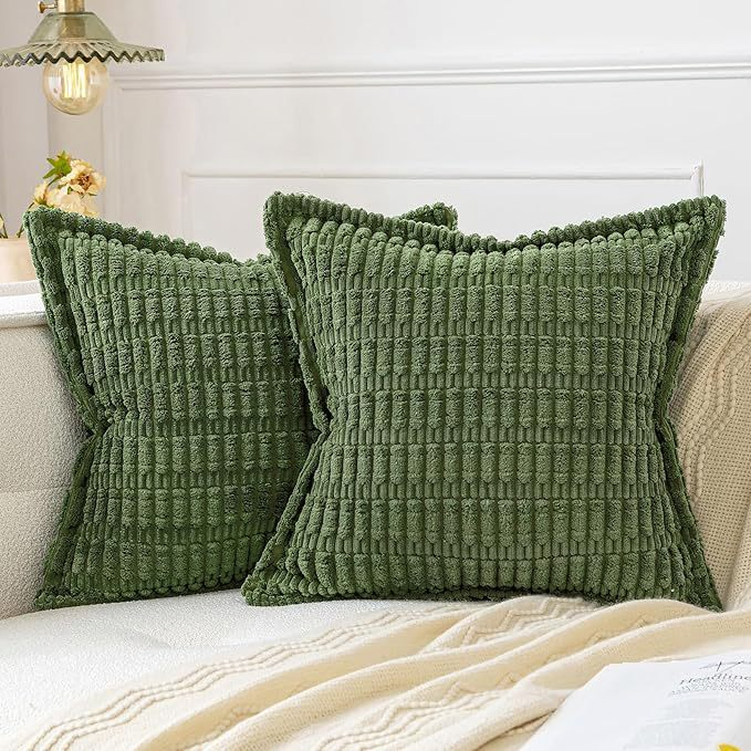Solid Red Yellow Blue Pillowcase Cushion Sofa Decorative Green Velvet Pillows for Living Room Car Decoration 45X45 Home Decor