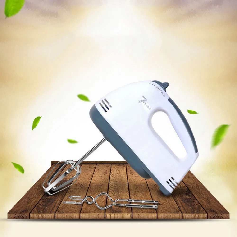 Handheld Baking Mixer 2 Beaters and 2 Dough Hooks Electric Hand Mixer 7 Speed Bl17327