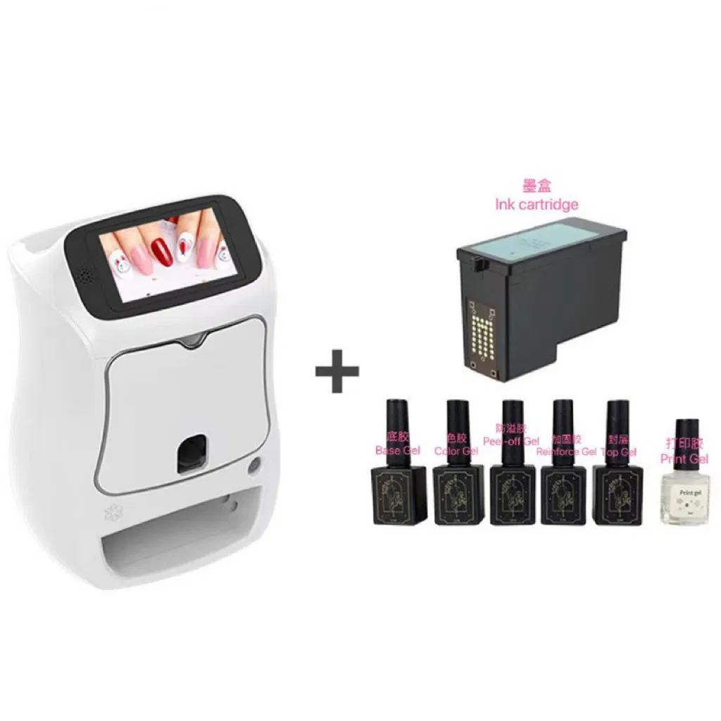 Finger DIY Automatic 3D Art Designs Nails Printing Machine