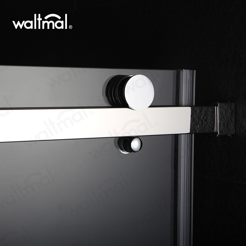 Black Hardware Cheap Showerroom Glass Door Shower Room Sliding Showerdoor