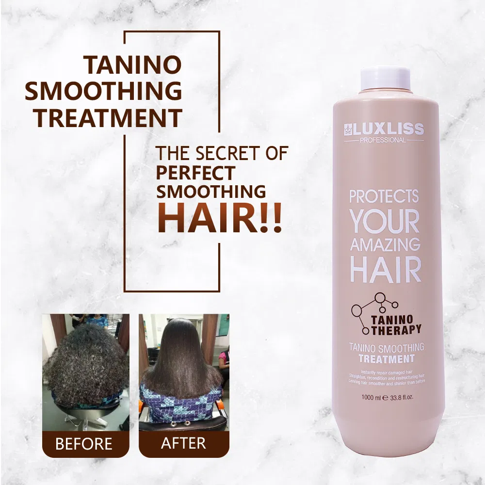 Luxliss Tannic Amino Acid Repair Damaged Straightening Smoothing Tanino Hair Treatment Cream