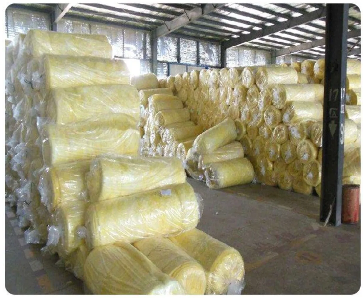 Acoustic Sound Insulation Glass Wool Blanket with Aluminum Foil, Fireproof, Heat-Insulating
