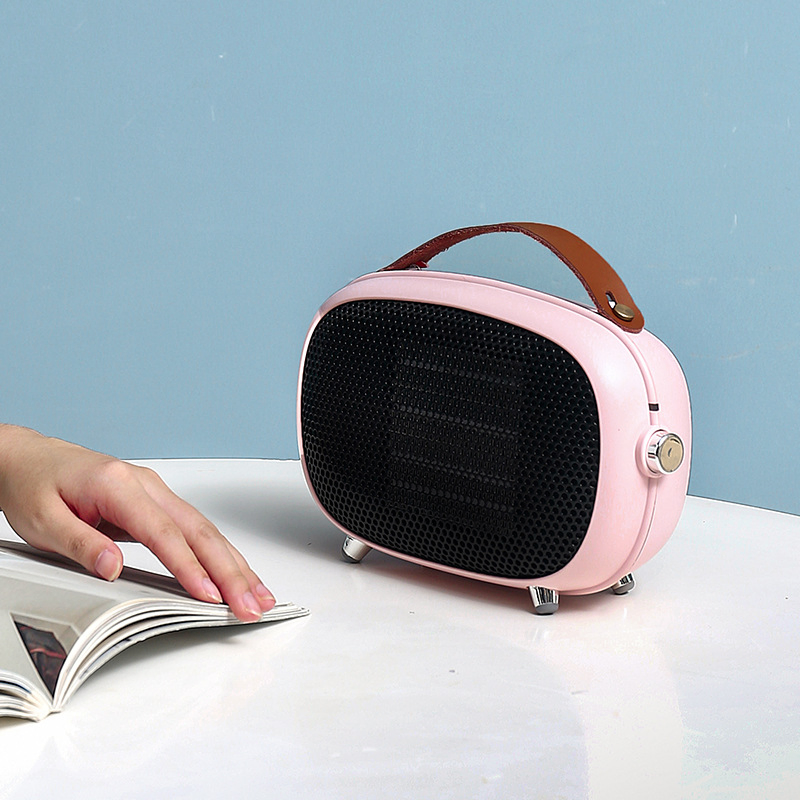 Space Fan Heater Small PTC Ceramic Heater with Tip-Over and Overheat Protection
