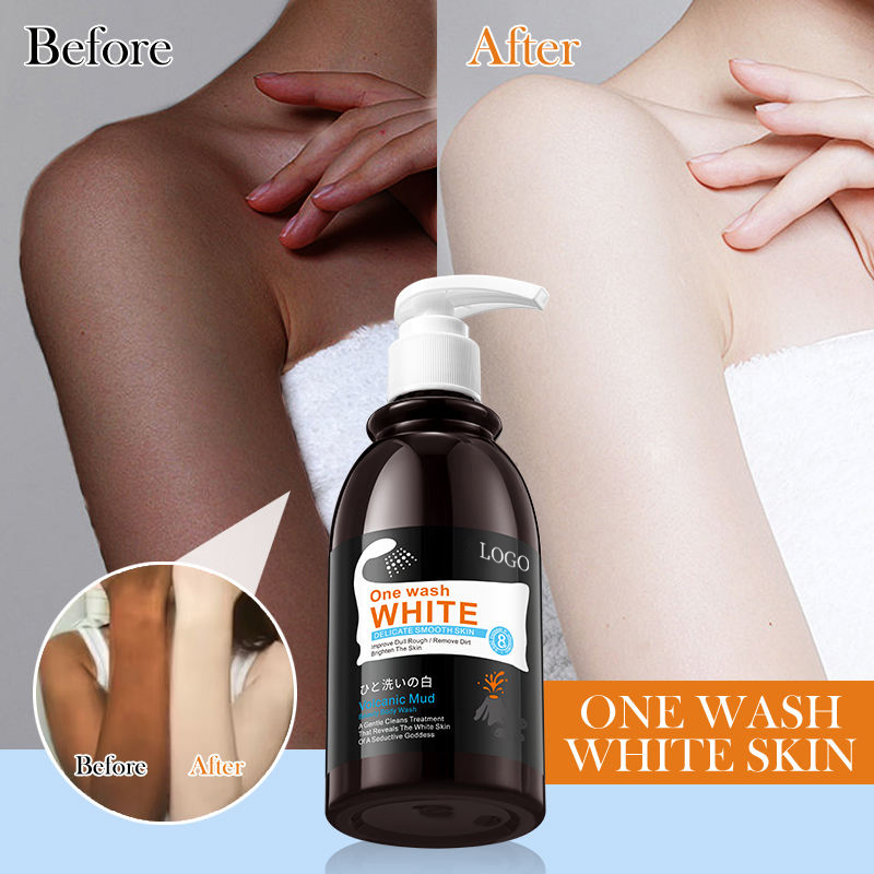 Ditong Gently Cleanses Dirt Moisturizes Improves Dullness and Roughness Volcanic Mud Whitening Shower Gel