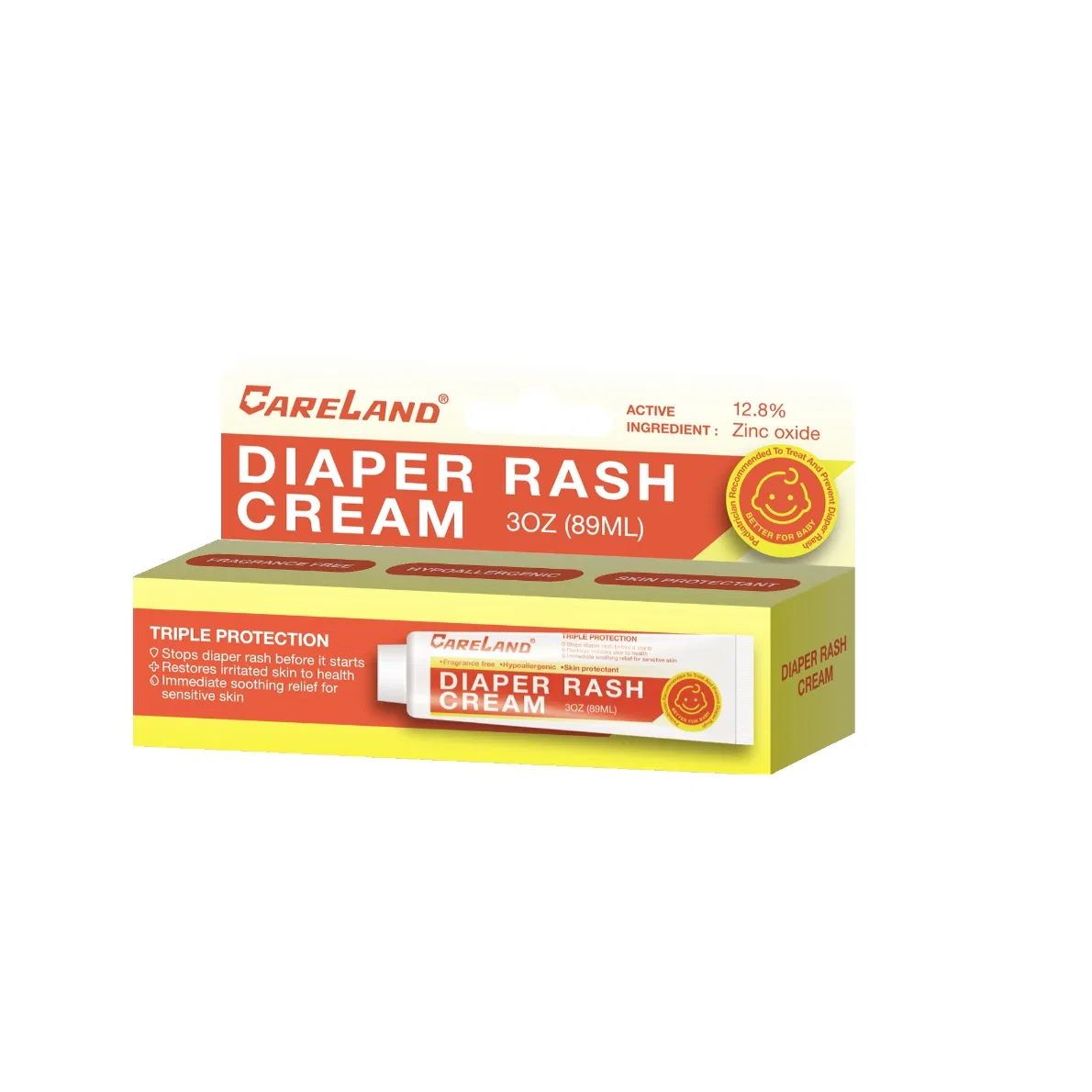 Baby Nappy Rash Cream Moisturizing Nourishing Repairing 3oz Organic Baby Diaper Rash Cream