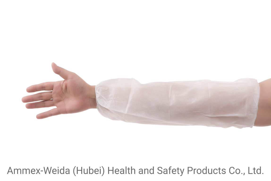 Wholesale Free Size Disposable Soft Nonwoven Oil-Proof Oversleeves/Armsleeves/Sleeve Cover
