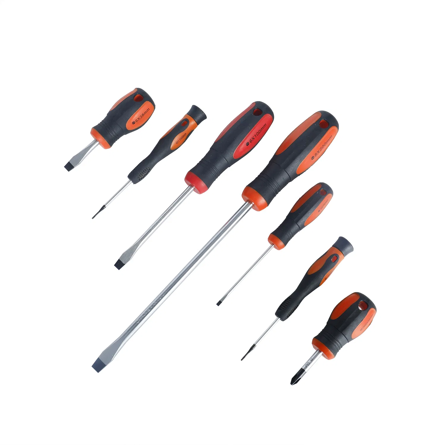 Soft Handle Screwdriver Set with Magnetic Tip