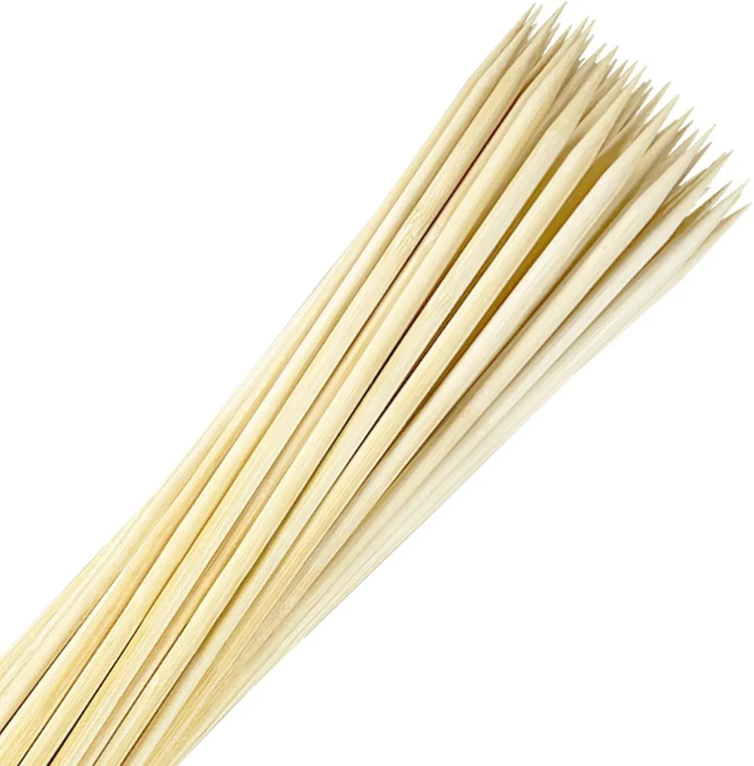 Skewers Disposable Bamboo Bulk Ideal Parties Catering Food Stalls Bamboo Skewers