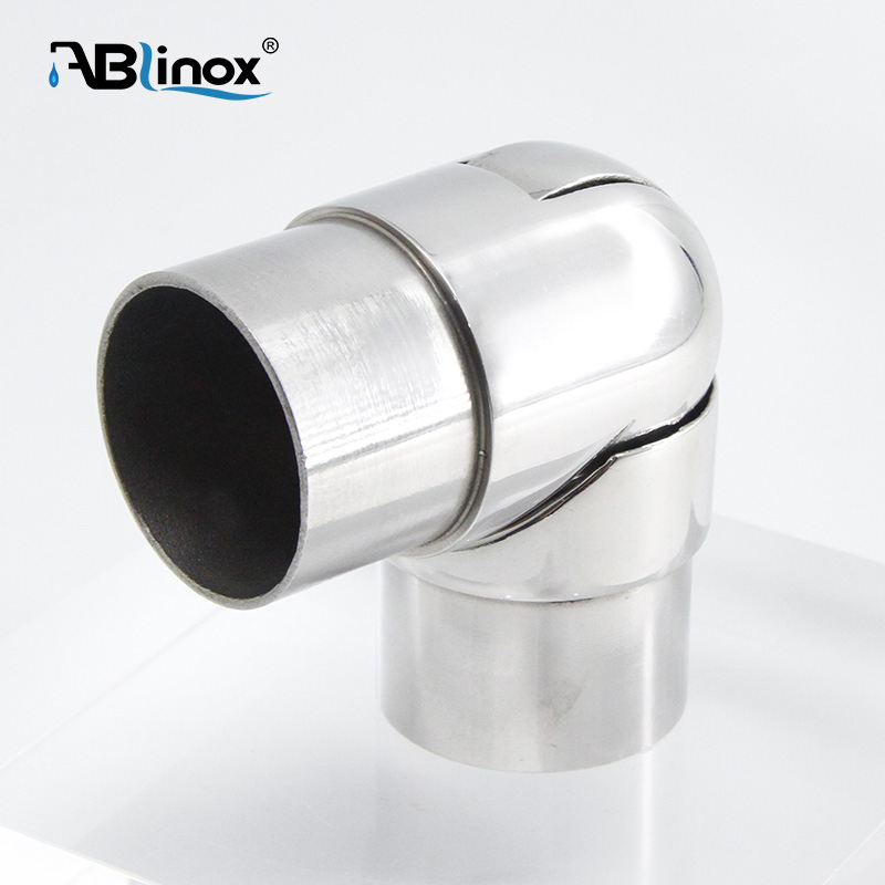 Lost Wax Cast Stainless Steel Stair Railing Accessories Pipe Fittings Connector