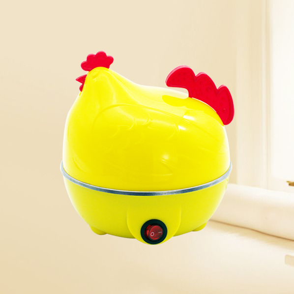 Hen Shaped Egg Poacher Multi-Functional Egg Poacher Home Egg Steamer Cooks Perfect Eggs Electric Egg Cooker Egg Boiler Egg Maker