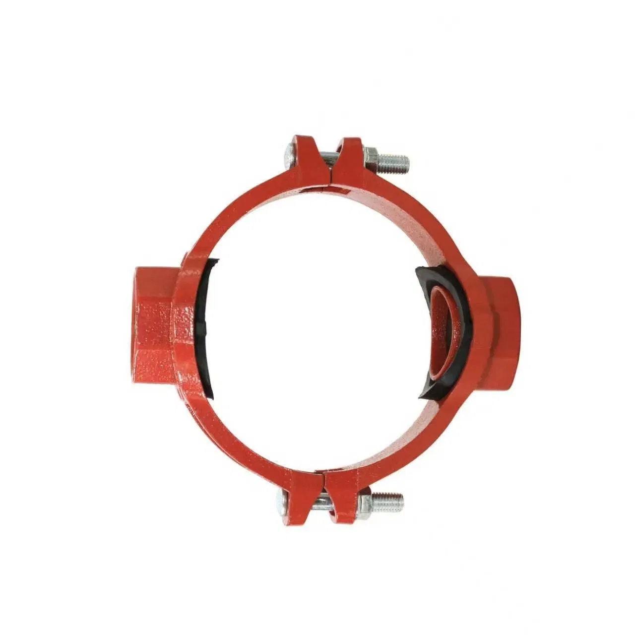 High-Quality Ductile Iron Cross with Threaded for Fire Fighting Applications
