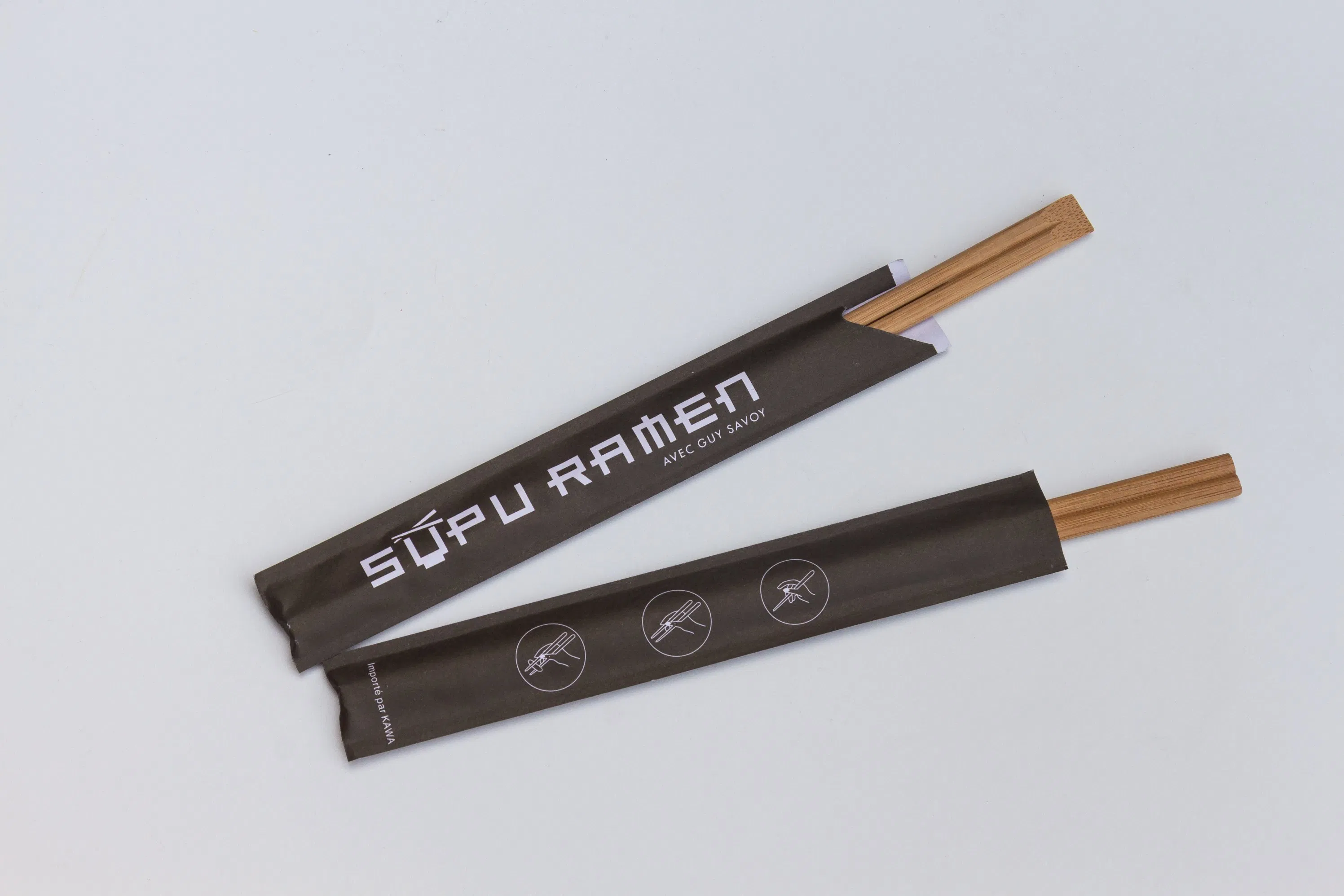 Eco in Bulk Wood Cups High Quality Wood Chopsticks Set with Bag