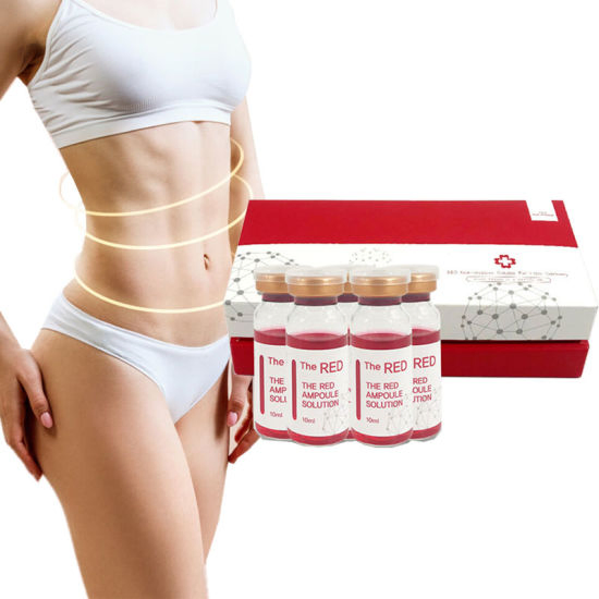 Korea Lipolysis Solution Fat Dissolving Injection Slimming Products The Red Ampoule Solution Fat Dissolving Injections for Weight Loss The Red Lemon Bottle