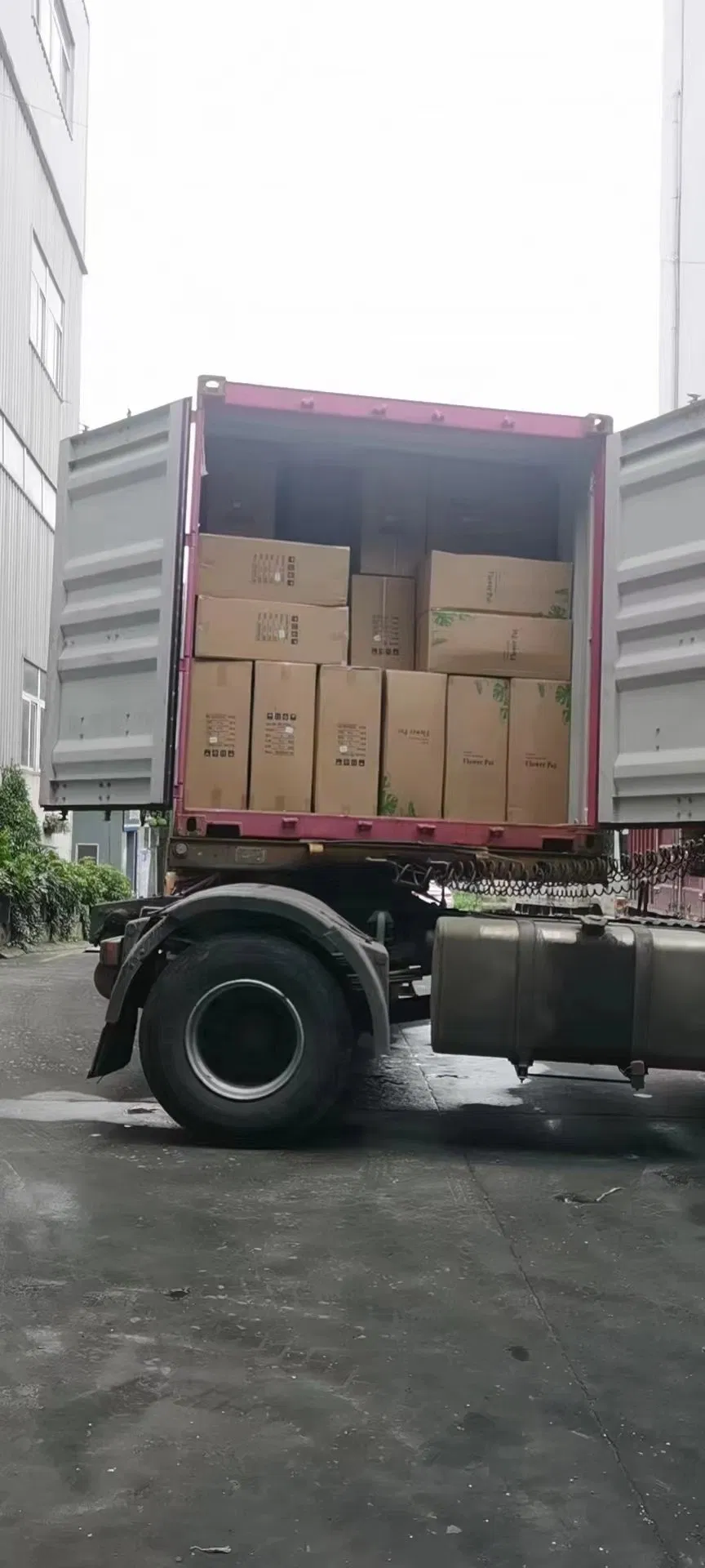 Charming! Textured Semi-Circular Plastic Plant Container for Small Ornamental Plants