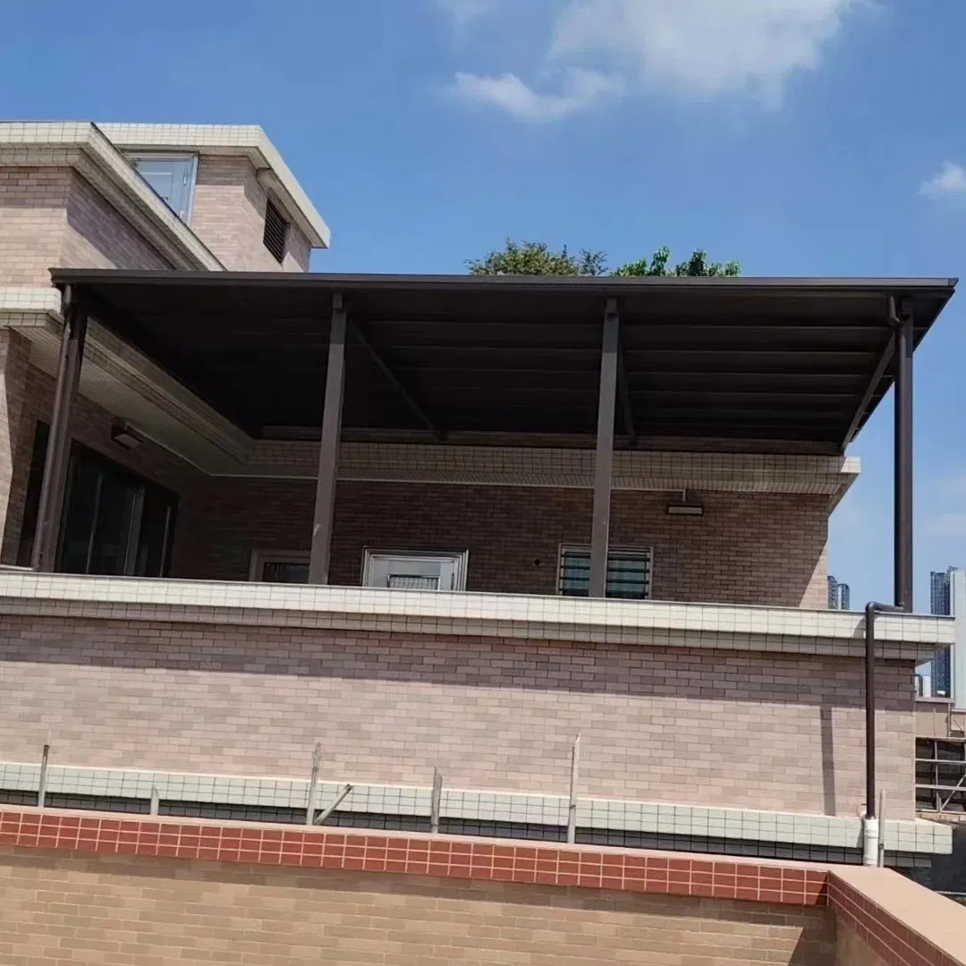 Customized Waterproof Metal Roofing Sheets with Sunshade for Buildings