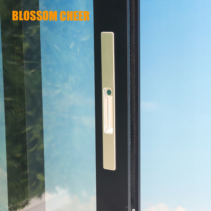 Modern Aluminum and Glass Sliding Door for Effortless Access