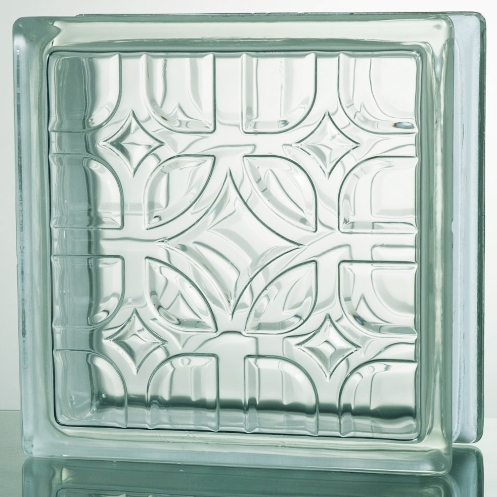 High Quality Best Price 190*190*80mm Clear Patterns Hollow Glass Block/Brick