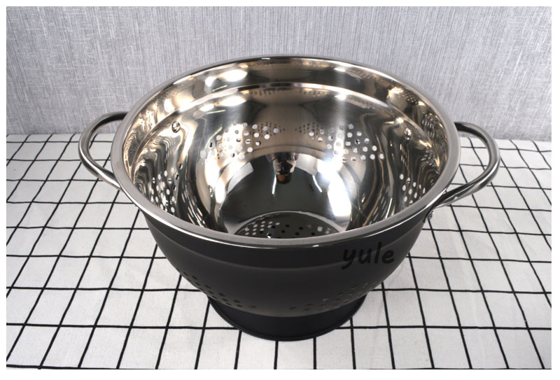 Wholesale Fruit Vegetable Filtered Water Multi Usage Stainless Steel Colander