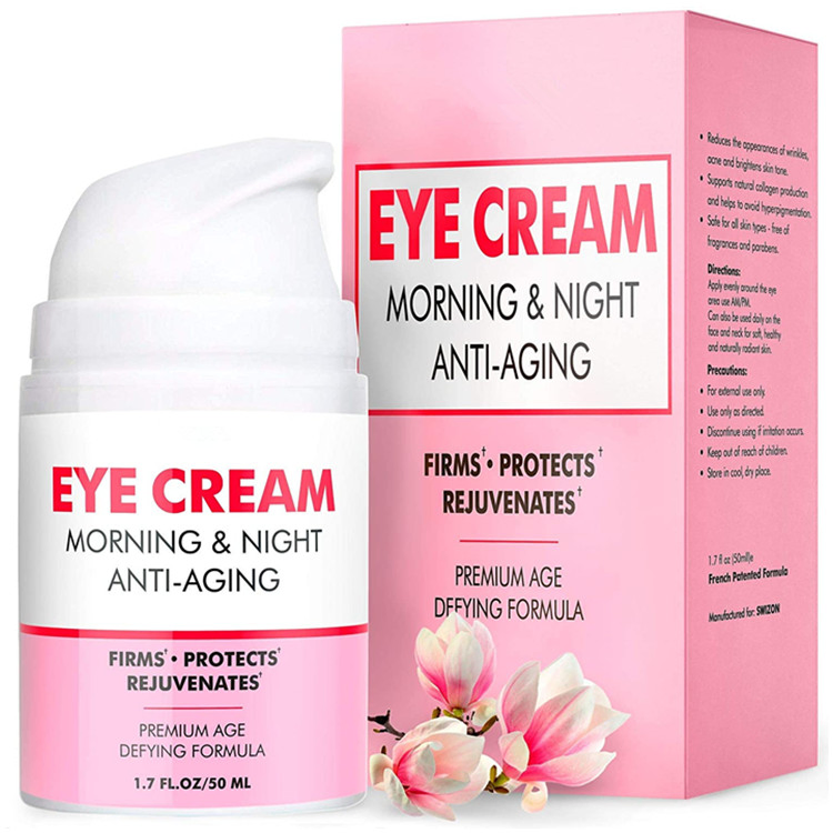 Organic Anti Wrinkle Dark Circle Removal Morning & Night Eye Cream