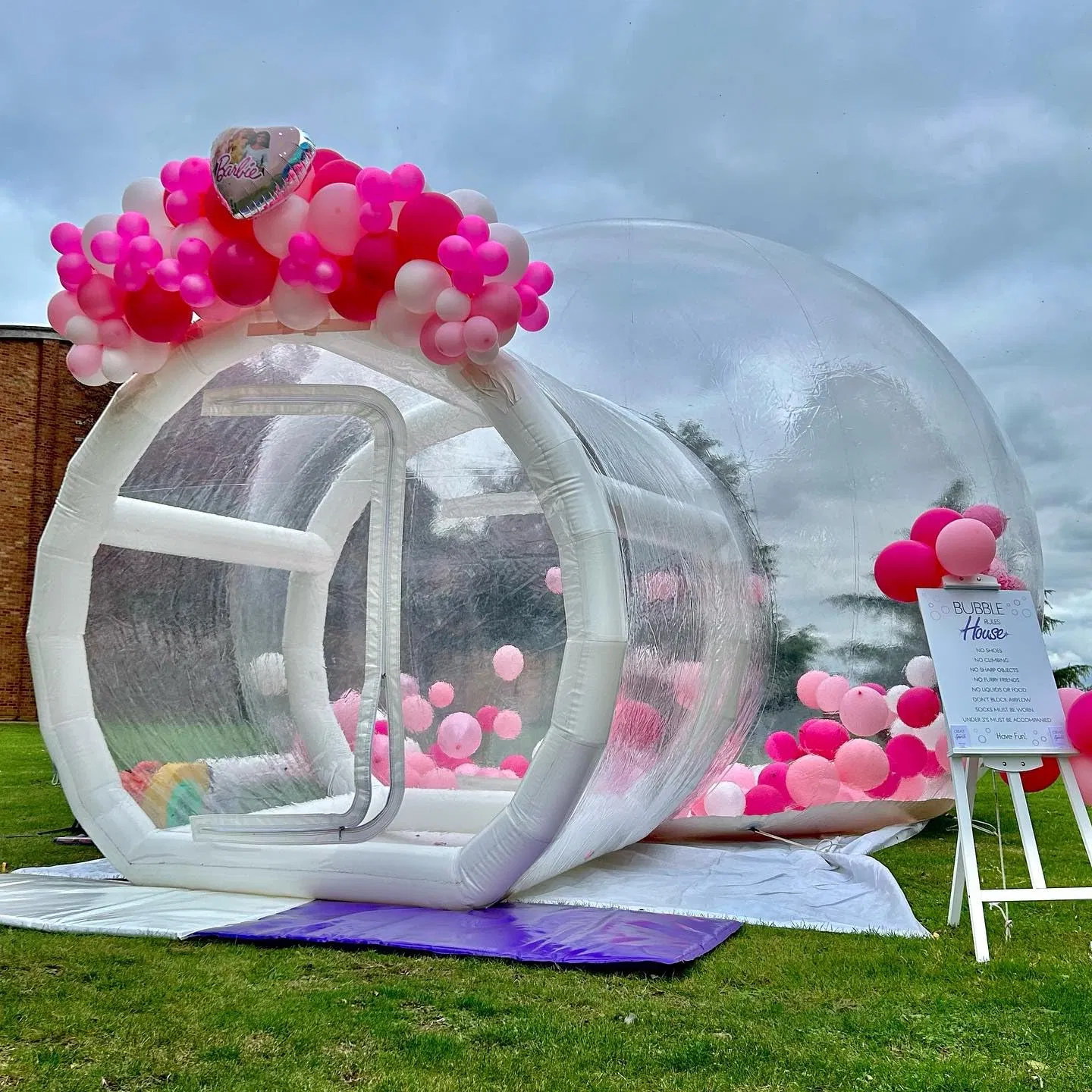 Commercial Grade Kid Party PVC Bubble House with Blower&Pump Tranpoline