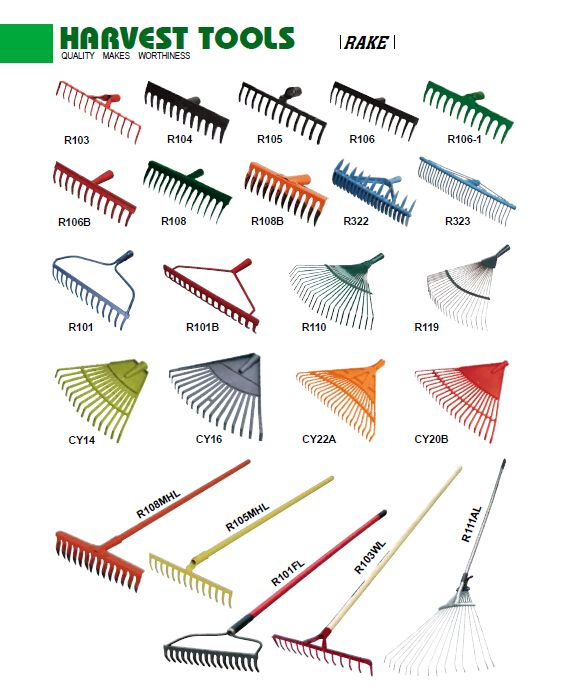 Garden Rake steel Rake