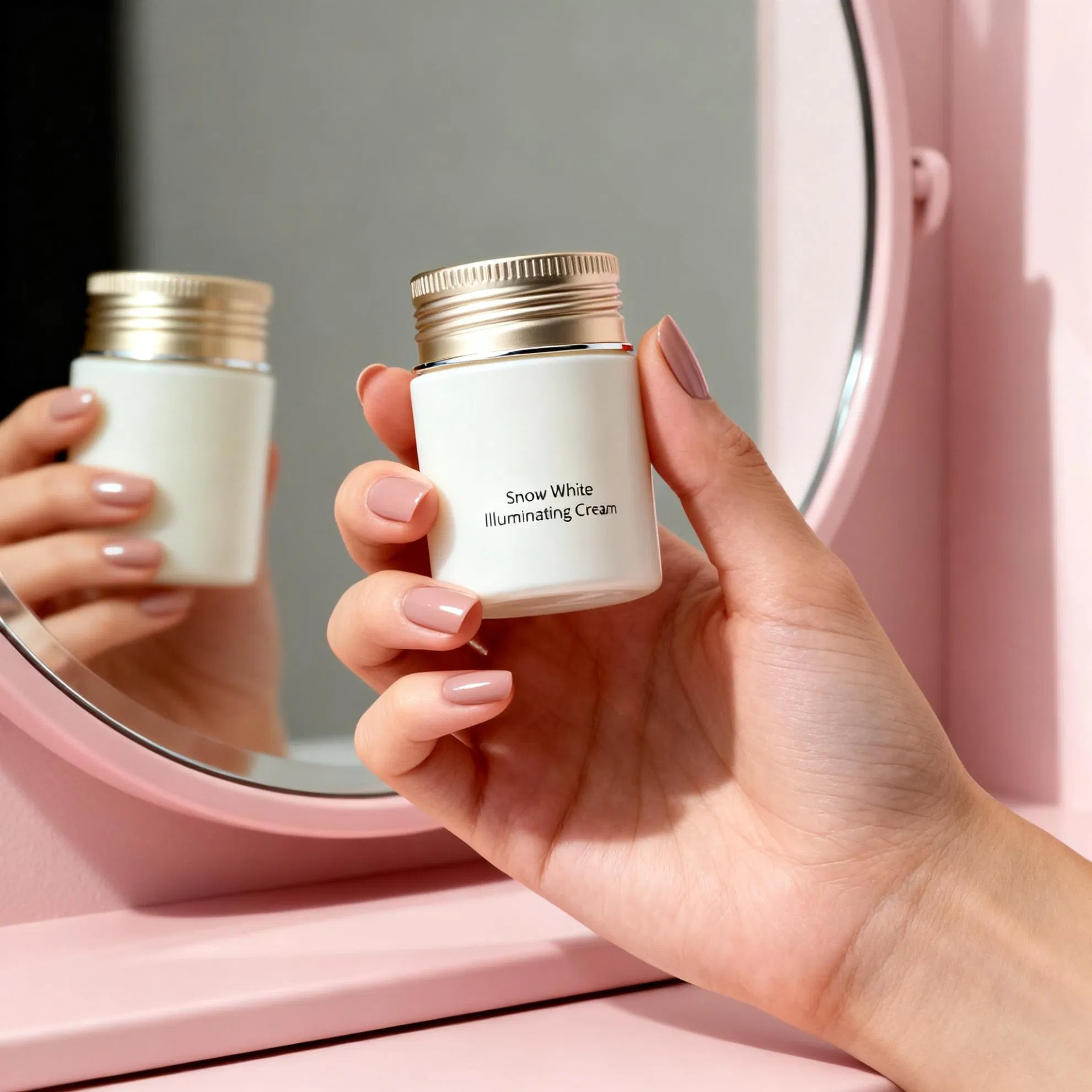 Multi-Action Whitening Concealer and Physical Sun Block Makeup with Lotus Extract for Evening Event Makeup