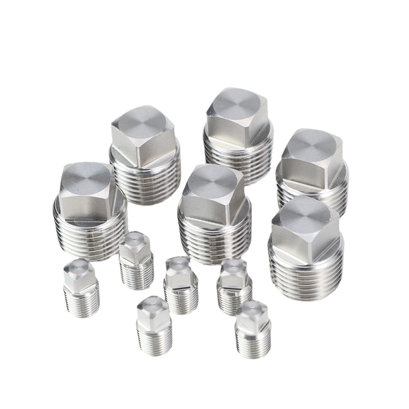 Steel Galvanized Hex Explosion-Proof Plug DIN909 Hex Head Screw Plug Hexagon-Duty Hexagon Head Screw Plugs